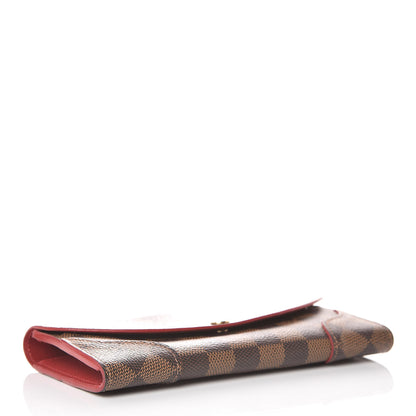 Louis Vuitton Damier Ebene Caissa Wallet Cherry 4 of 10