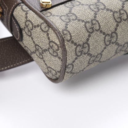 Gucci GG Supreme Monogram Web Small Ophidia Belt Bag 75 30 Dark Brown 9 of 12