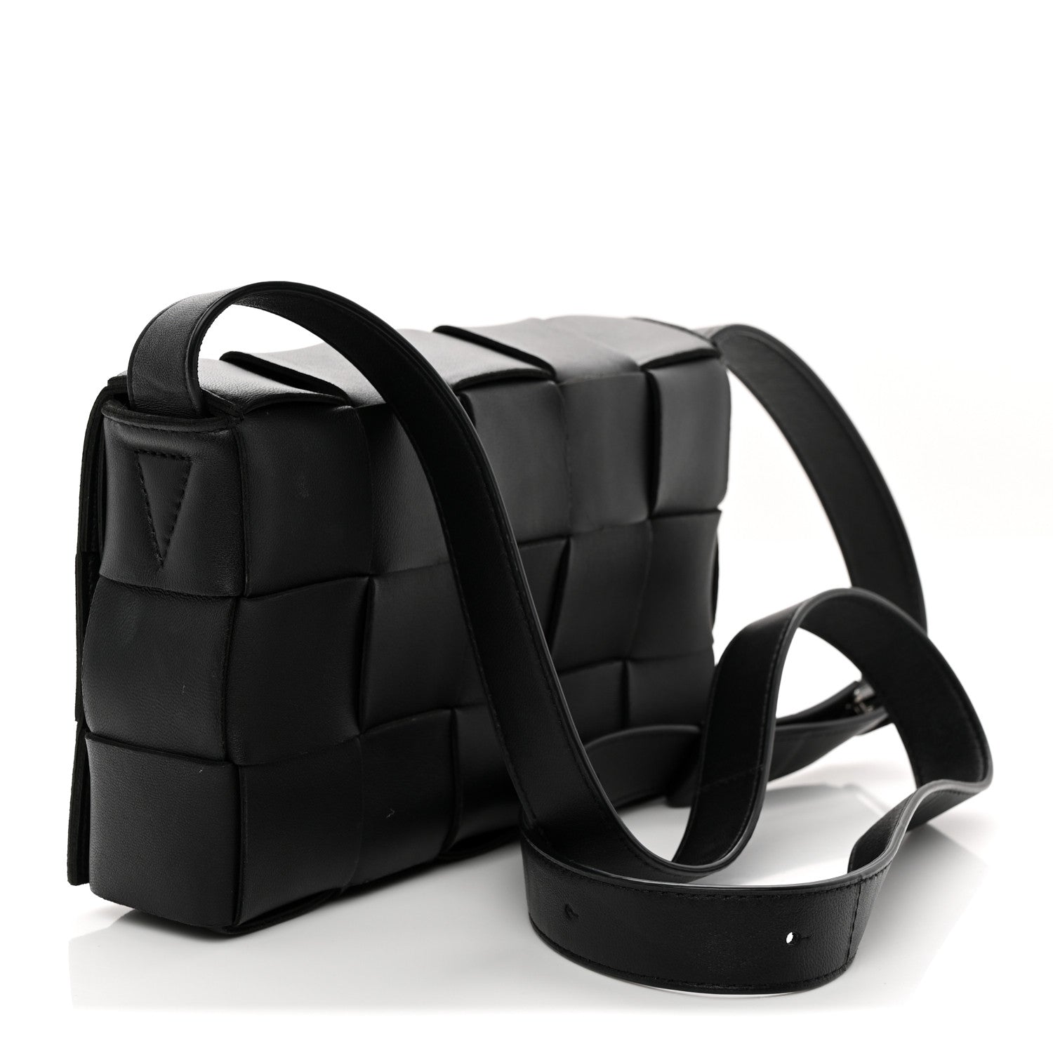 Bottega Veneta Nappa Maxi Intreccio Cassette Bag Black 5 of 19