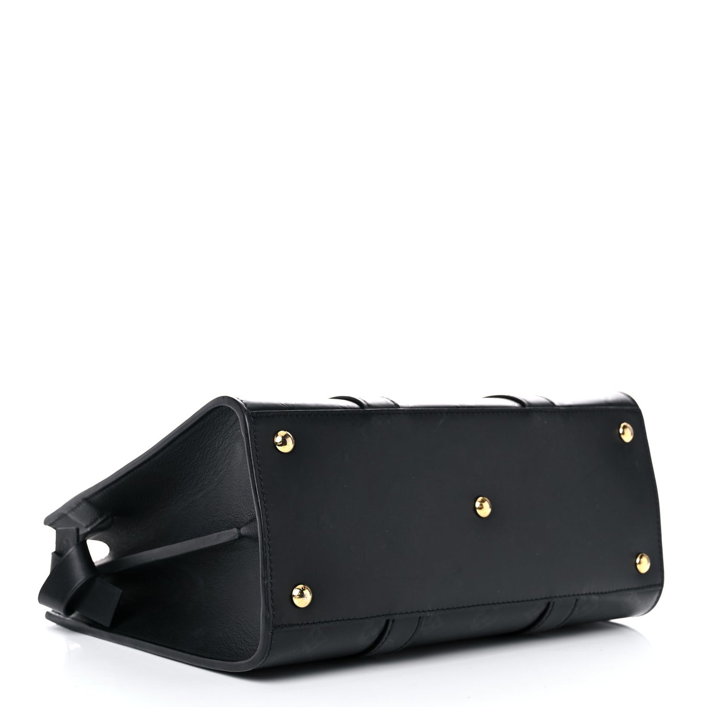 Monogram Cuir Plume Very Tote MM Black