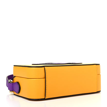 Gucci Vitello Eclipse Mini Interlocking G Shoulder Bag Yellow Tangerine 3 of 4