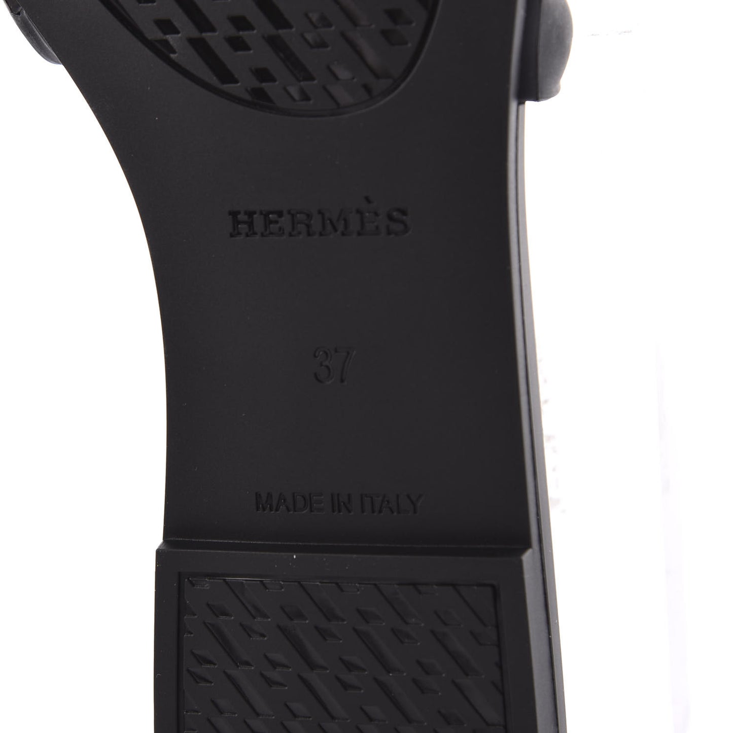 Rubber Aloha Sandals 37 Black