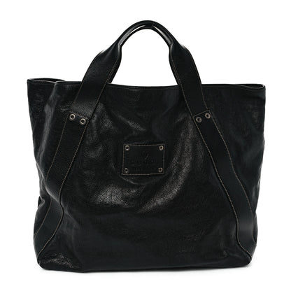 Gucci Leather Large Tote Unisex Black 1 of 11