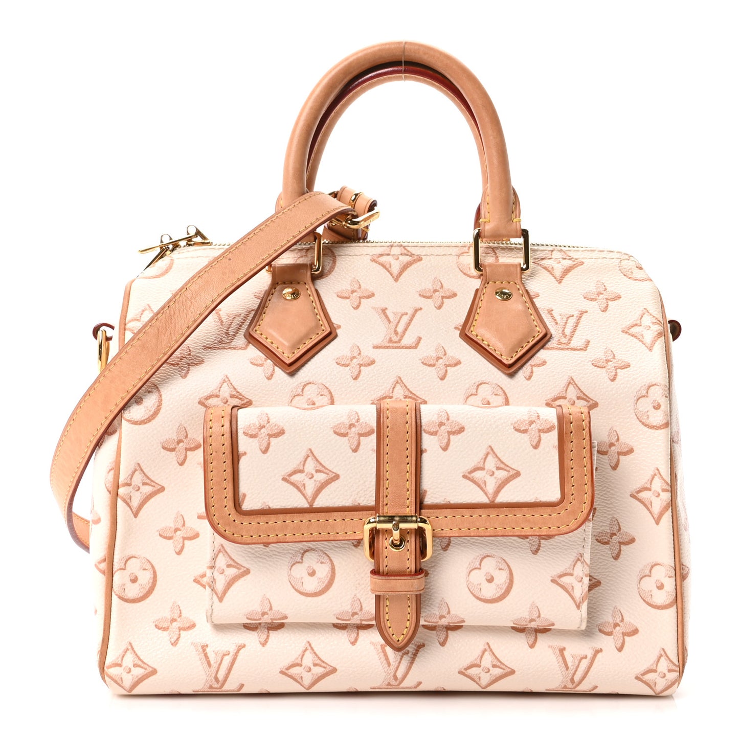 Monogram Fall for You Speedy Bandouliere 25 Beige Clair