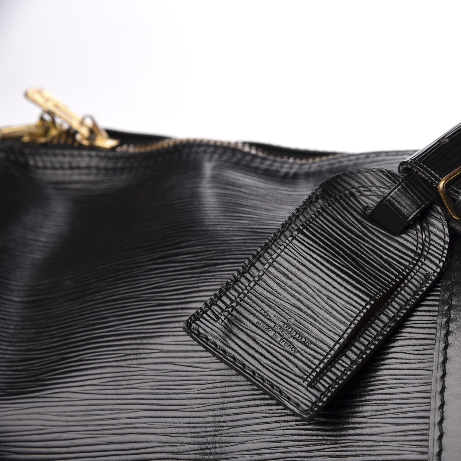 Louis Vuitton Epi Keepall 55 Black 7 of 15