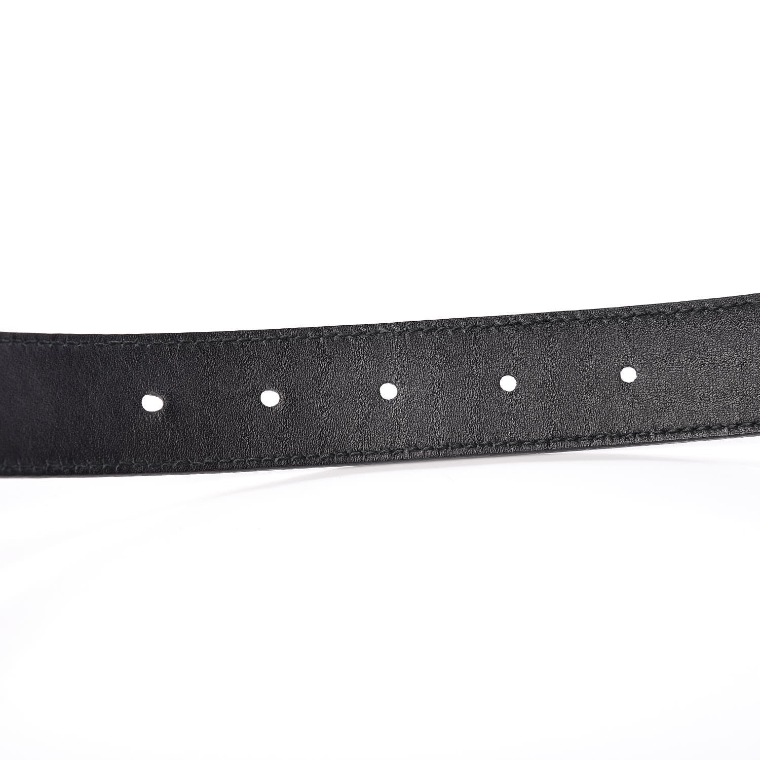 Gucci Calfskin Double G 30mm Belt 75 30 Black 7 of 9