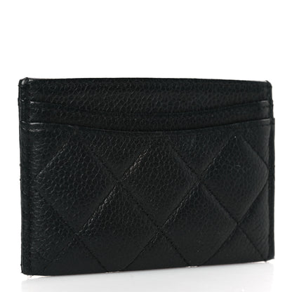 Chanel Caviar Quilted Card Holder Black 3 of 8