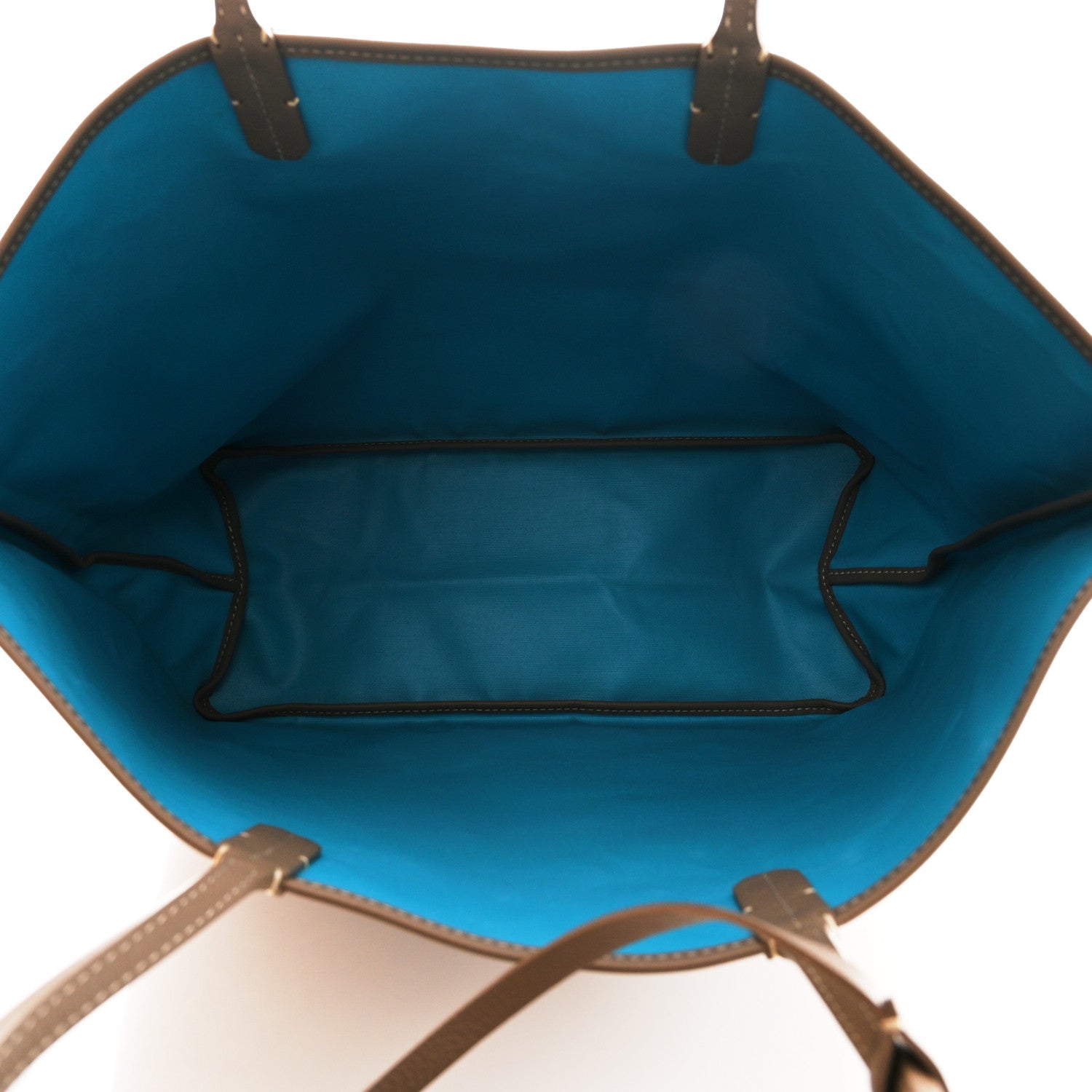 Goyard Goyardine Saint Louis Claire Voie PM Grege Turquoise