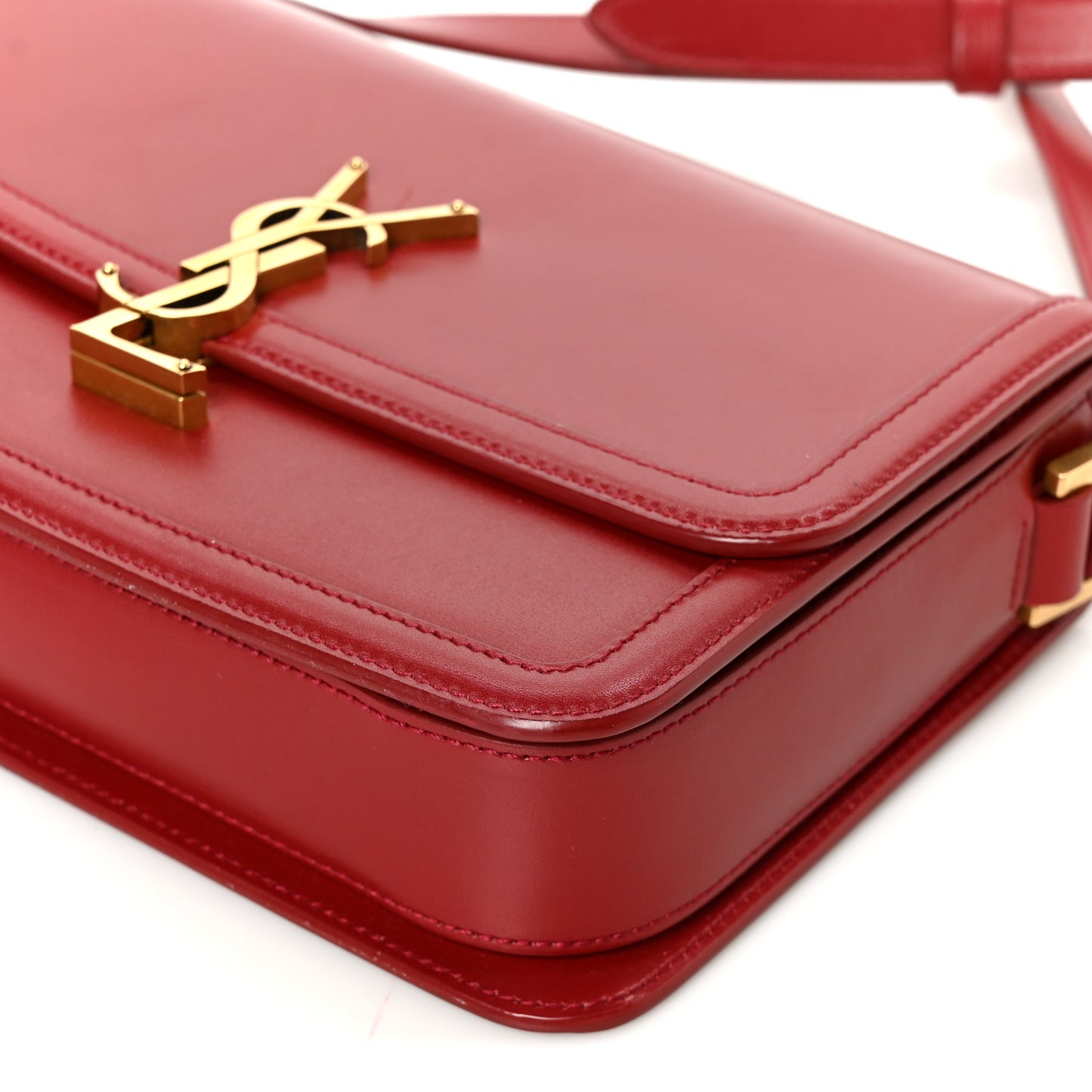 Box Calfskin Monogram Medium Solferino Satchel Rouge Opyum