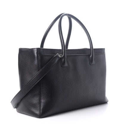 Chanel Calfskin XL Cerf Executive Shopper Tote Black 2 of 8