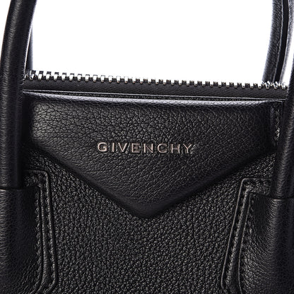 Givenchy Sugar Goatskin Striped Small Antigona Black Red 8 of 10