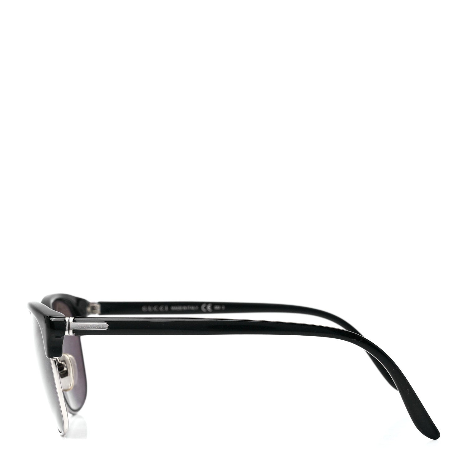 Gucci Acetate Metal Rectangle Sunglasses GG 2227/S Black 3 of 7