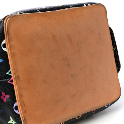 Louis Vuitton Monogram Multicolor Petit Noe Black 5 of 6