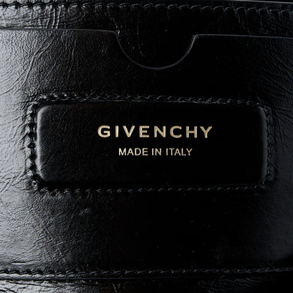 Givenchy Creased Patent Calfskin Small ID Flap Black 6 of 12