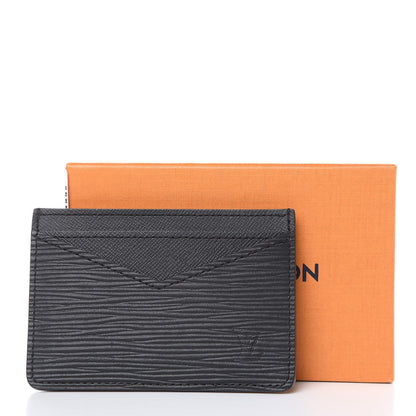 Louis Vuitton Epi Neo Porte-Cartes Card Holder Black 6 of 6