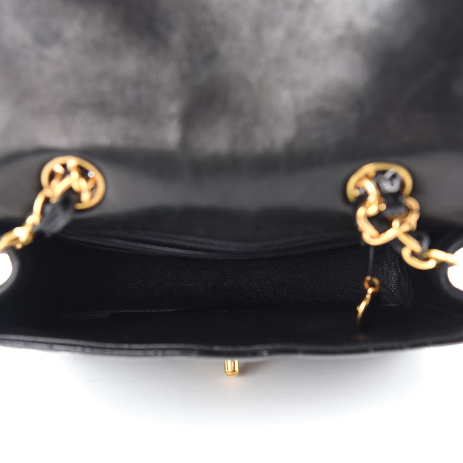 Chanel Patent Calfskin Quilted Mini Square Flap Black 5 of 11