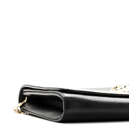 Versace Vitello Palazzo Medusa Evening Clutch Bag Black 8 of 9