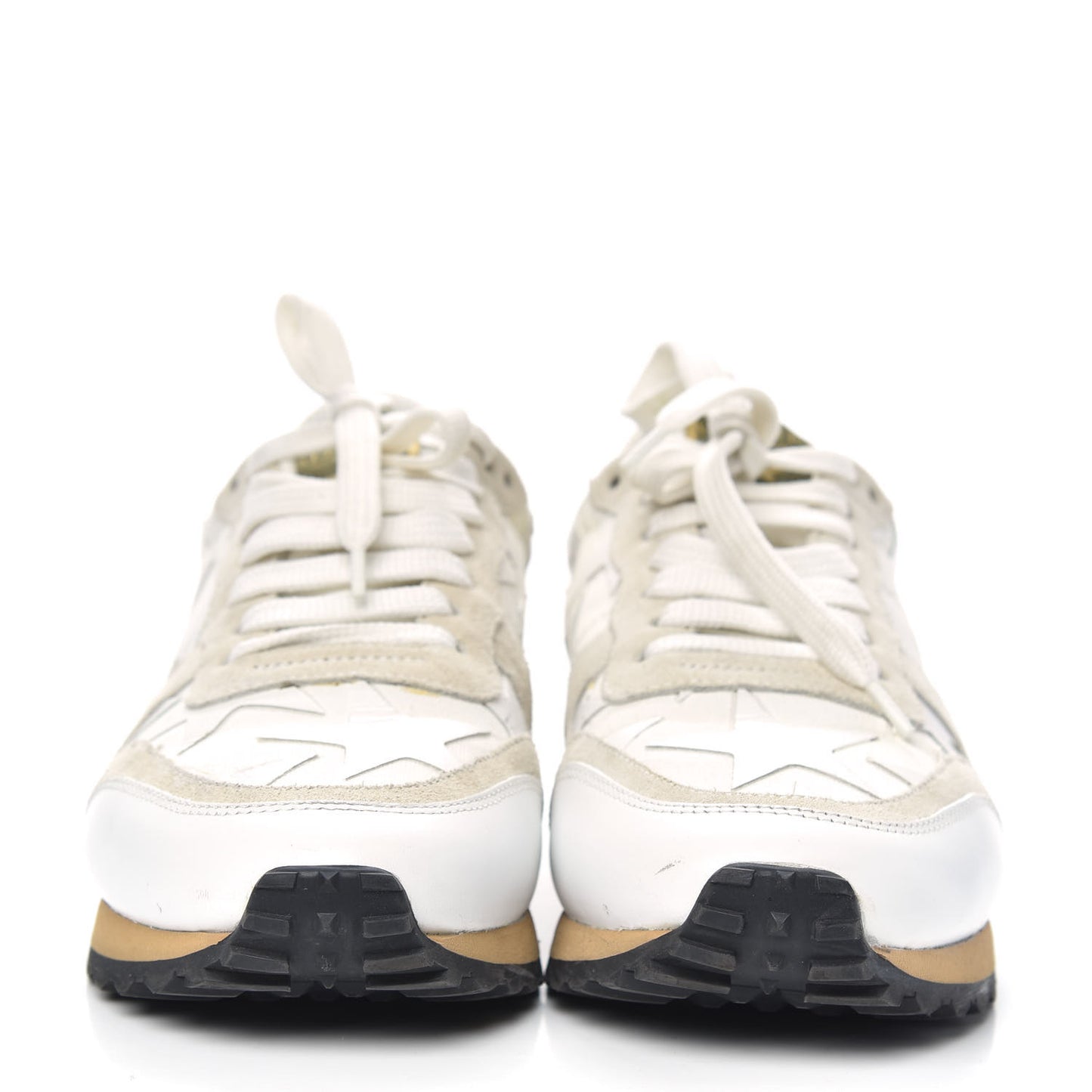 Fabric Suede Camustars Womens Rockrunner Sneakers 38 White