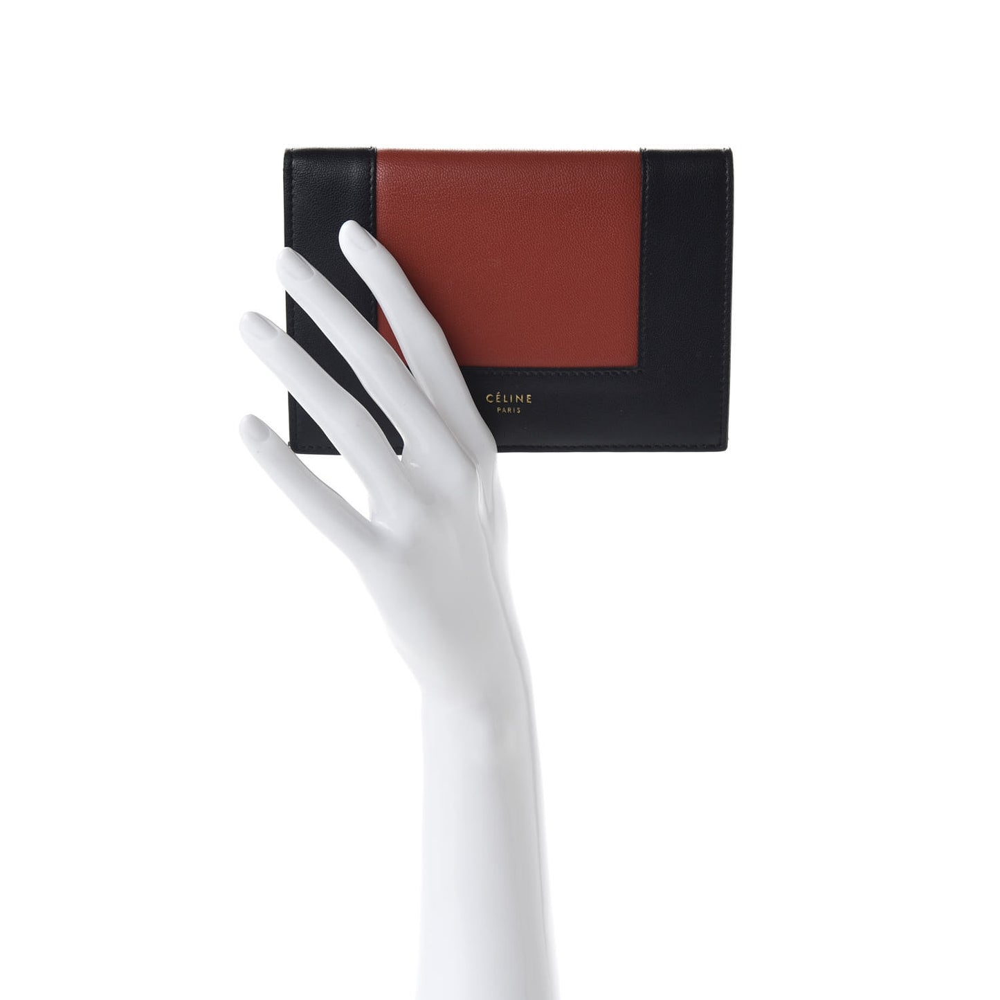 Smooth Lambskin Medium Frame Multifunction Wallet Dark Navy Claycourt