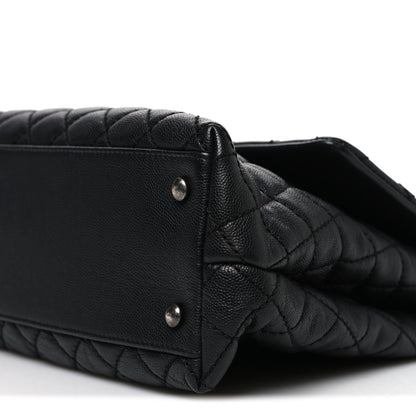 Chanel Caviar Quilted Medium Coco Handle Flap Black 10 of 10