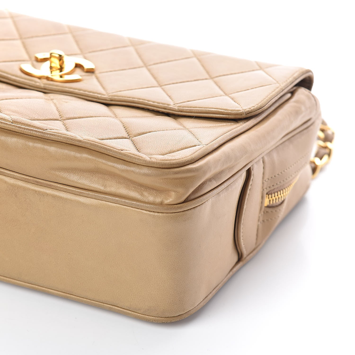 Chanel Lambskin Quilted Flap Camera Case 11 of 12