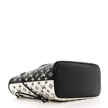 Louis Vuitton Empreinte Spring In The City Neverfull MM Black White Pink 5 of 9