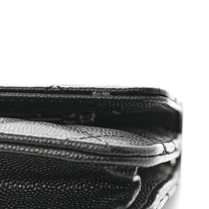 Chanel Caviar Quilted Golden Class Wallet On Chain WOC Black 12 of 13