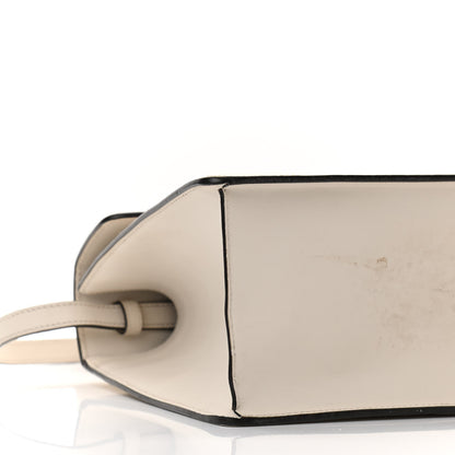 Gucci Calfskin Web Medium Sylvie Top Handle Bag White 10 of 17