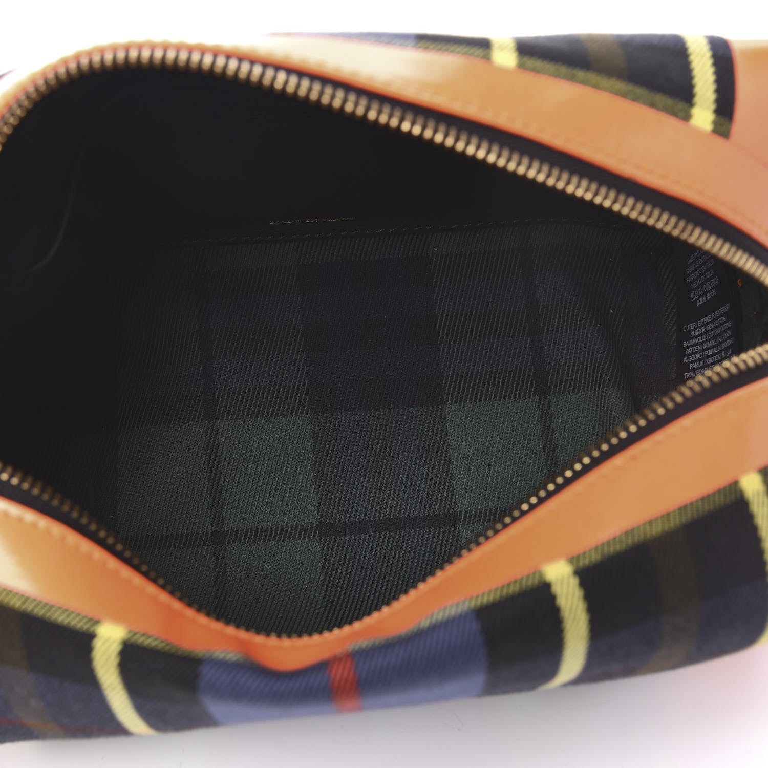 Burberry Tartan Mens Washbag Multicolor 5 of 7