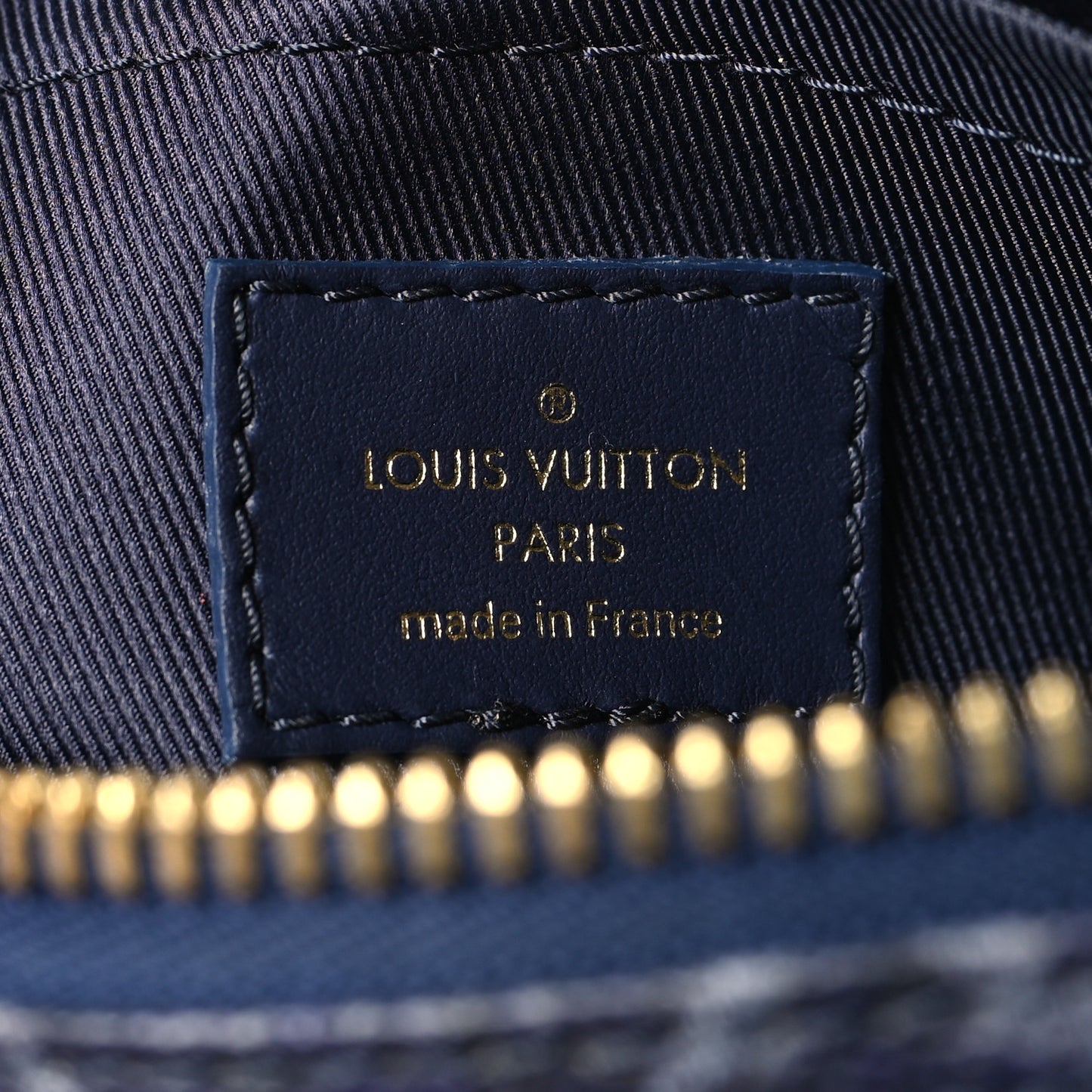 Monogram Bleach Keepall Bandouliere 25 Ink Blue