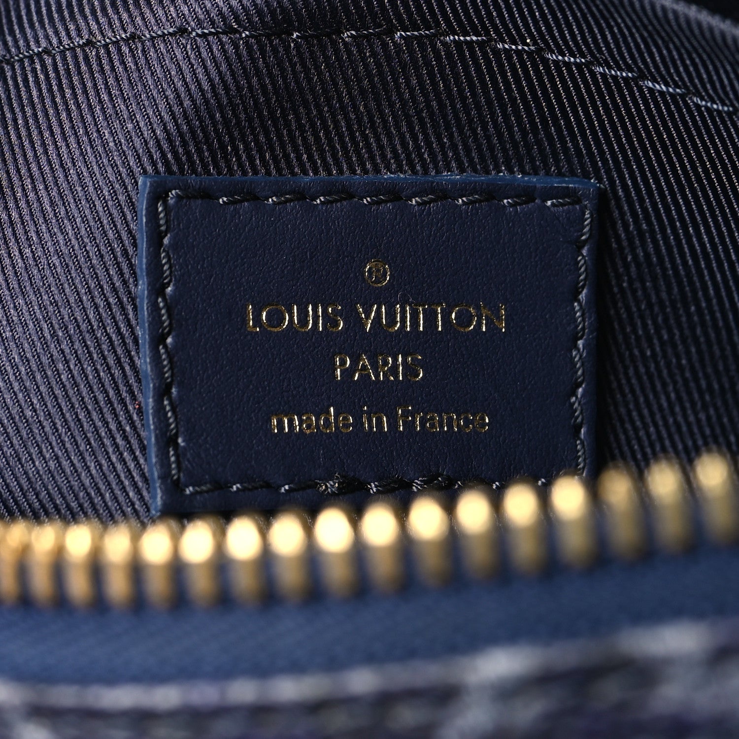 Louis Vuitton Monogram Bleach Keepall Bandouliere 25 Ink Blue 6 of 10