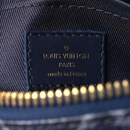 Louis Vuitton Monogram Bleach Keepall Bandouliere 25 Ink Blue 6 of 10