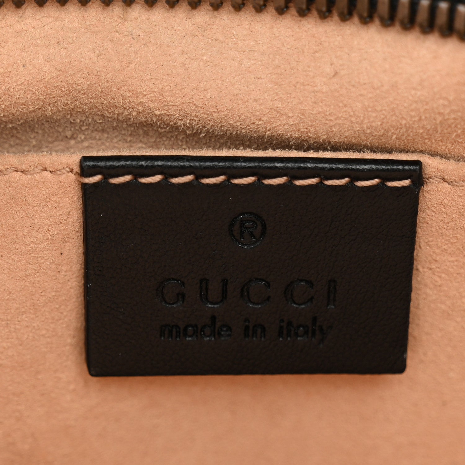 Gucci Calfskin Matelasse Small GG Marmont Chain Shoulder Bag Black 6 of 10