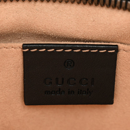 Gucci Calfskin Matelasse Small GG Marmont Chain Shoulder Bag Black 6 of 10