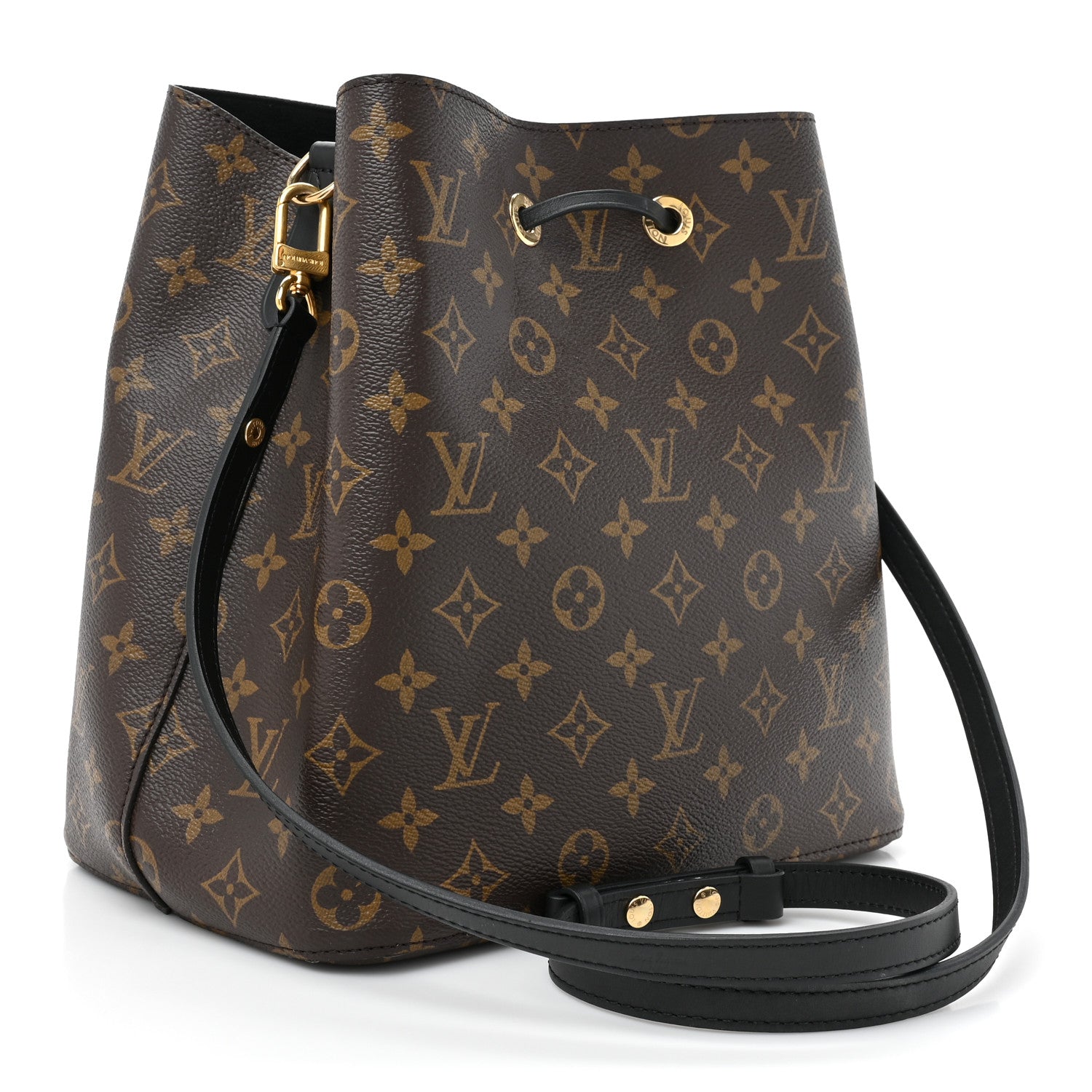 Louis Vuitton Monogram Neonoe MM Black 3 of 10