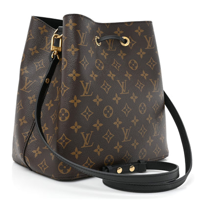 Louis Vuitton Monogram Neonoe MM Black 3 of 10