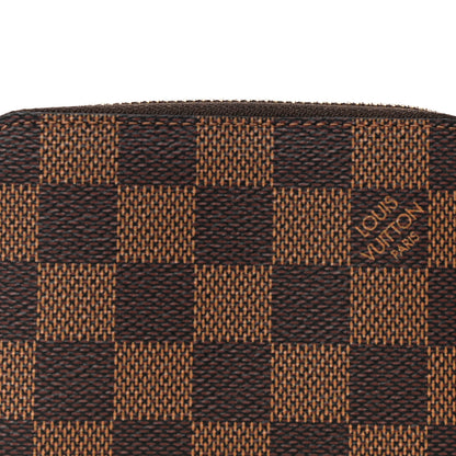 Louis Vuitton Damier Ebene Zippy Coin Purse Rose Ballerine 7 of 10
