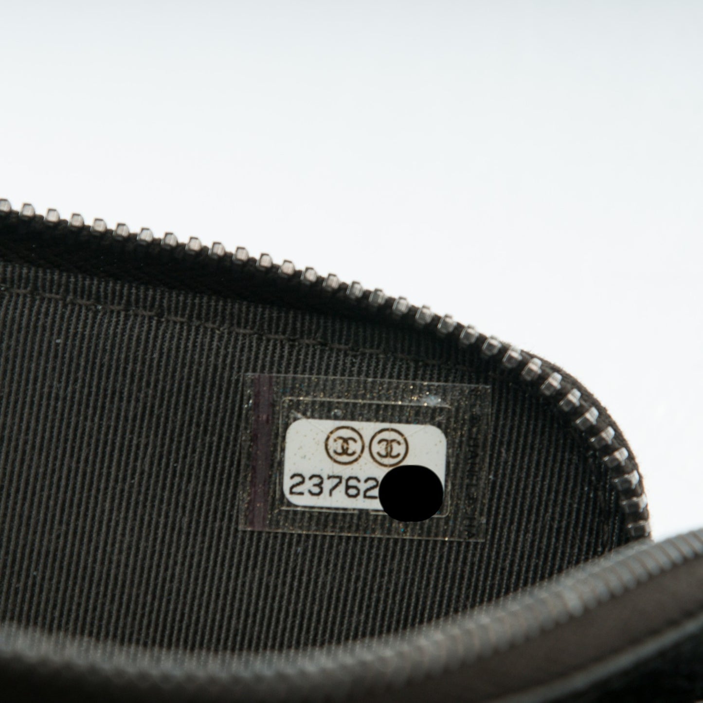 Caviar Quilted Small Clutch With Chain Dark Charcoal