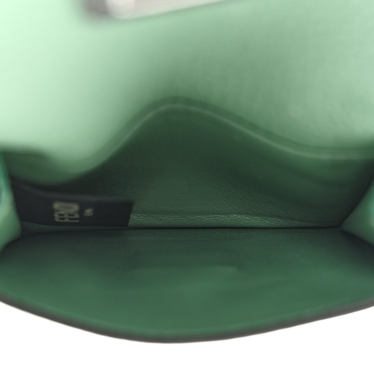 Fendi Cuoio Romano Vitello Grace Micro Peekaboo Tri-Fold Wallet Green 6 of 9