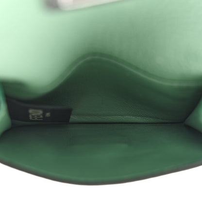 Fendi Cuoio Romano Vitello Grace Micro Peekaboo Tri-Fold Wallet Green 6 of 9