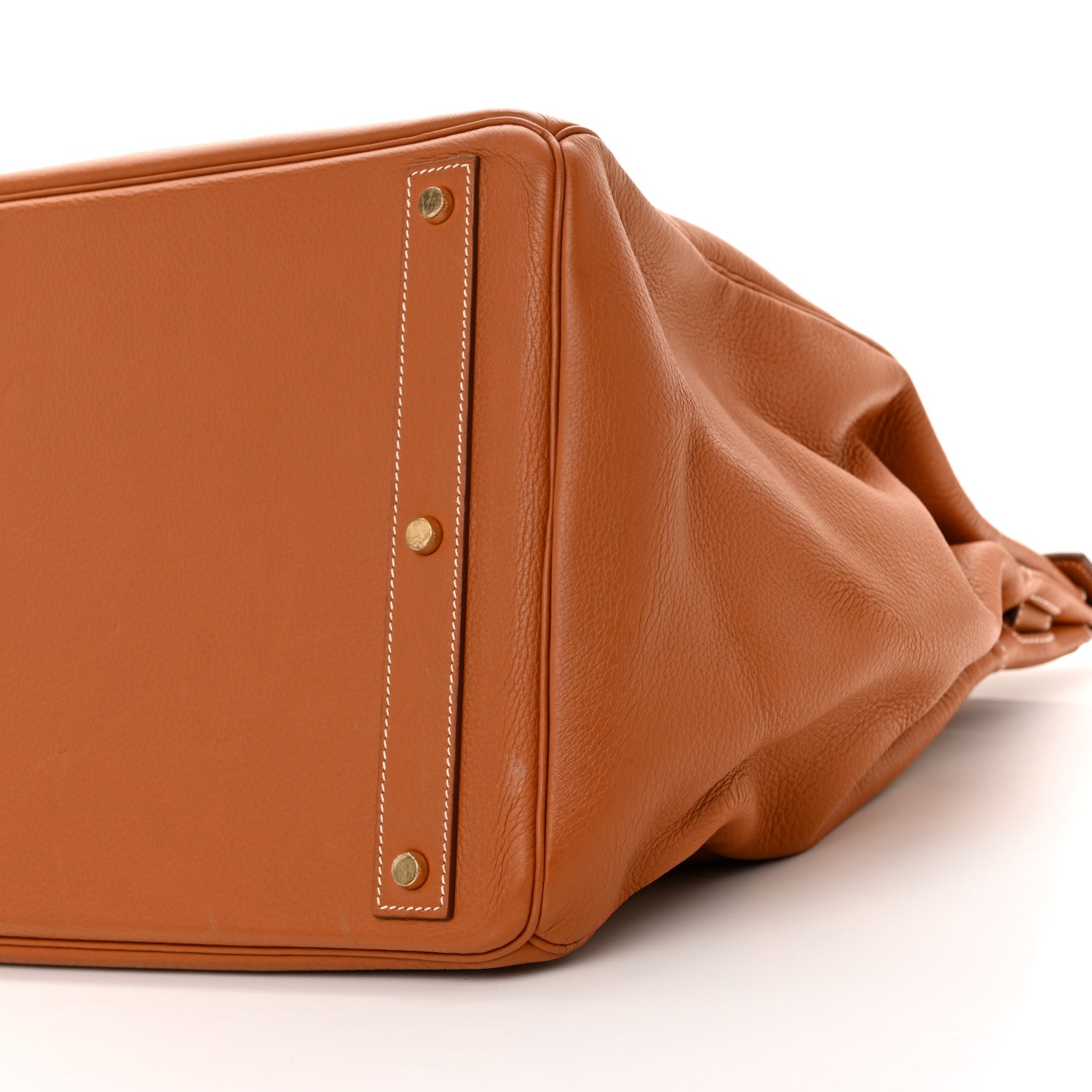 Hermes Taurillon Clemence HAC Travel Birkin 55 Gold 10 of 15