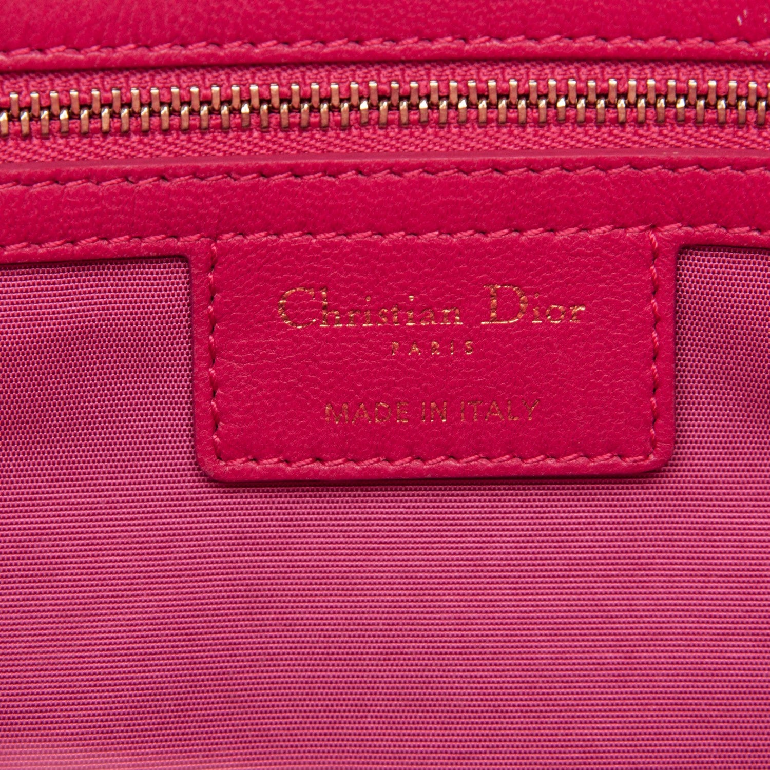 Christian Dior Lambskin Cannage Large Dior Soft Shopping Tote Fuchsia 7 of 9