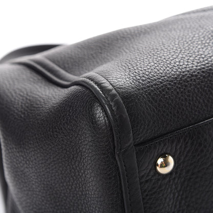 Gucci Pebbled Calfskin Medium Soho Shoulder Bag Black 8 of 13