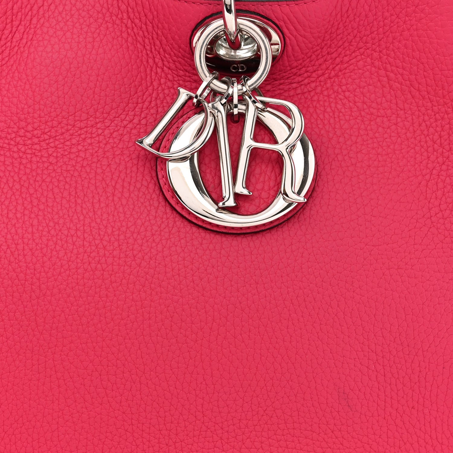 Christian Dior Bullcalf Medium Diorissimo Tote Fuchsia 12 of 15