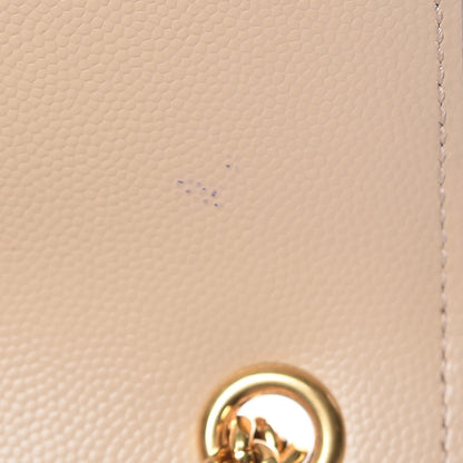 Saint Laurent Grain De Poudre Small Monogram Kate Satchel Nude Powder 10 of 12