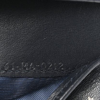 Christian Dior Oblique Saddle Lotus Wallet Blue 8 of 9