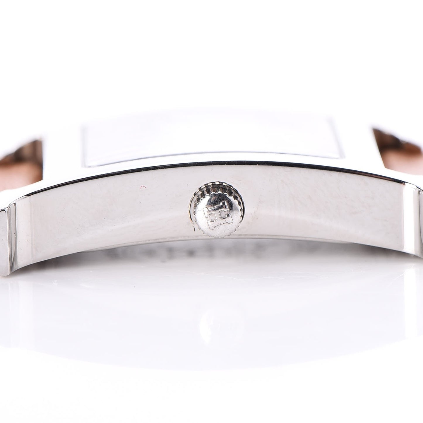Stainless Steel Barenia 26mm Heure H Hour Quartz Watch Fauve