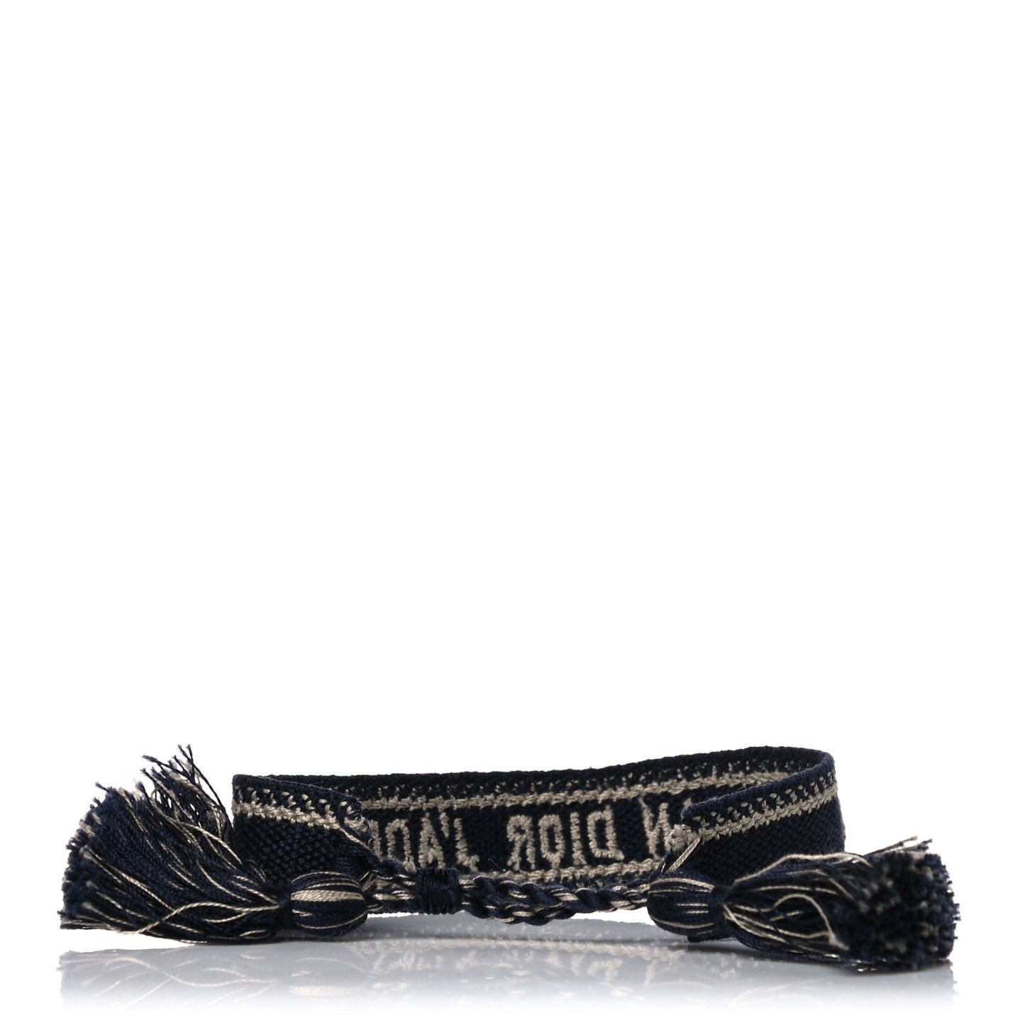 Woven Cotton J'Adior Friendship Bracelet Navy