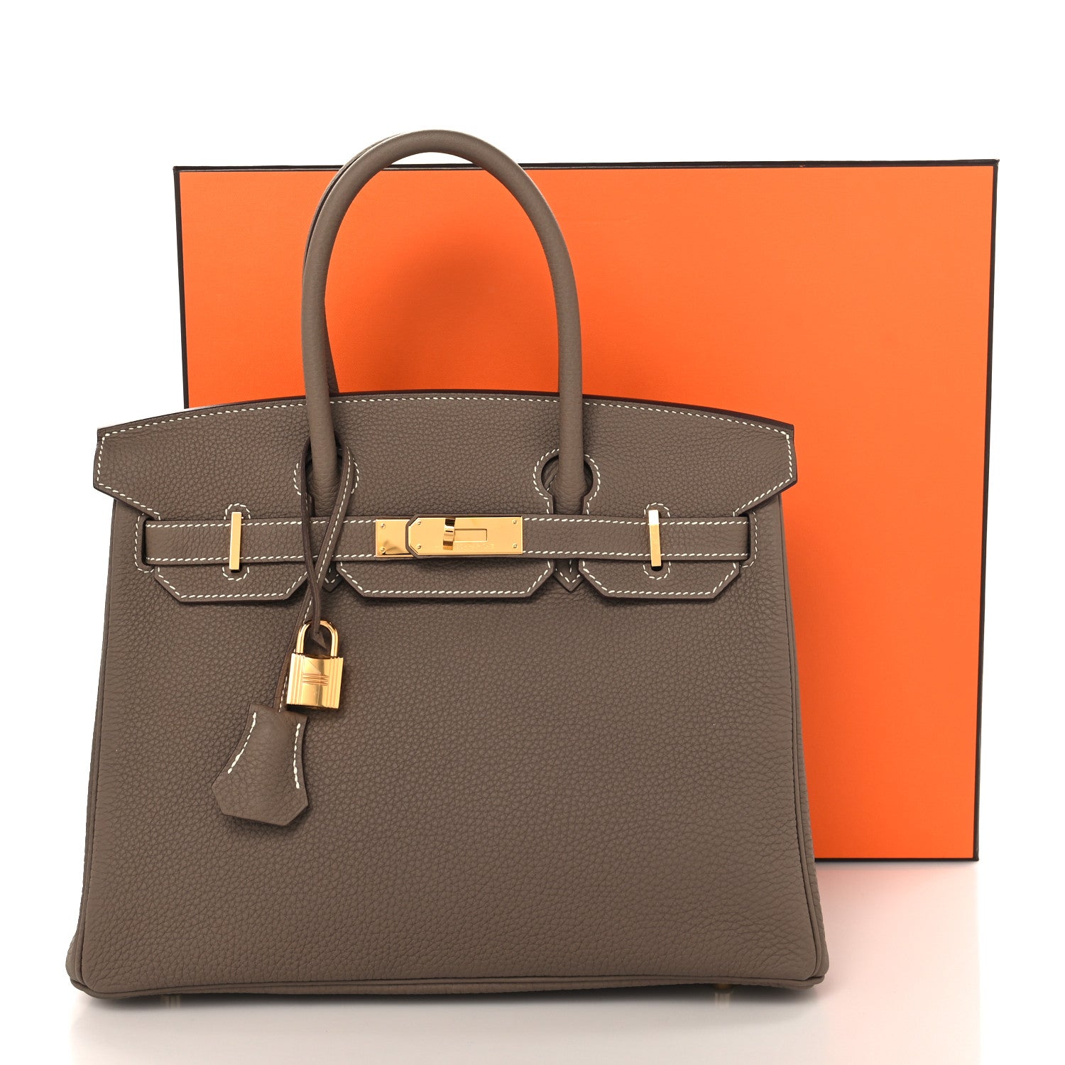 Hermes Togo Birkin 30 Etoupe 13 of 13