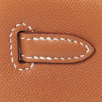 Hermes Madame Calfskin Kelly Sellier 25 Gold 12 of 32